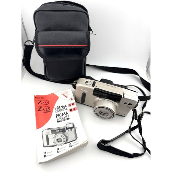 Canon Sure Shot Z135 35mm Point & Shoot Film Camera with Manual and bag - Picture 1 of 6
